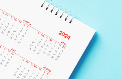 Calendário 2024: feriados, comemorações e mais